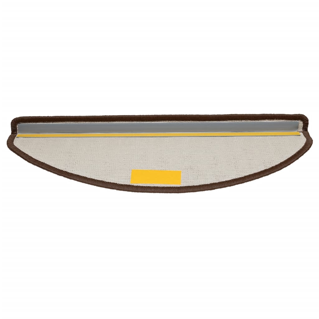 Stufenmatten 15 Stk. 65x21x4 cm Braun Halbrund Groß