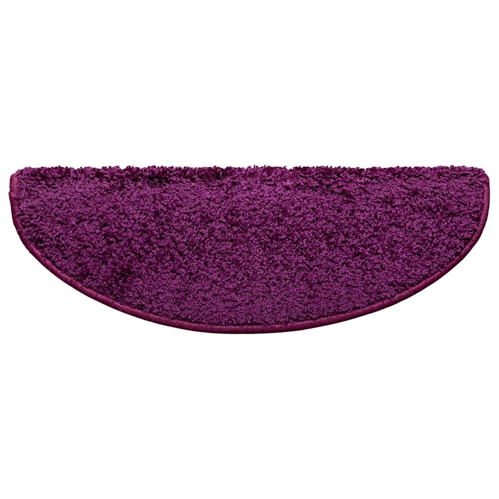 Stufenmatten 15 Stk. 65x21x4 cm Violett Halbrund Groß