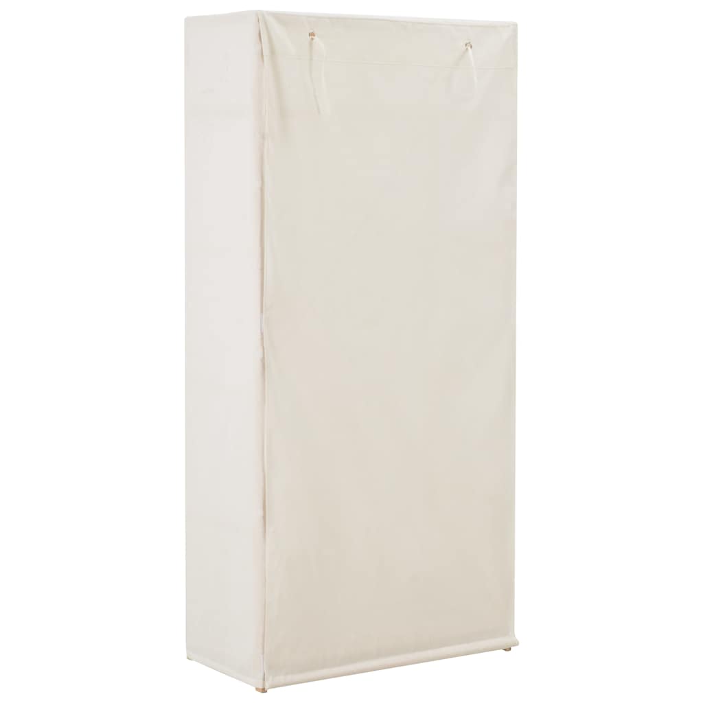 Kleiderschrank Weiß 79 x 40 x 170 cm Stoff