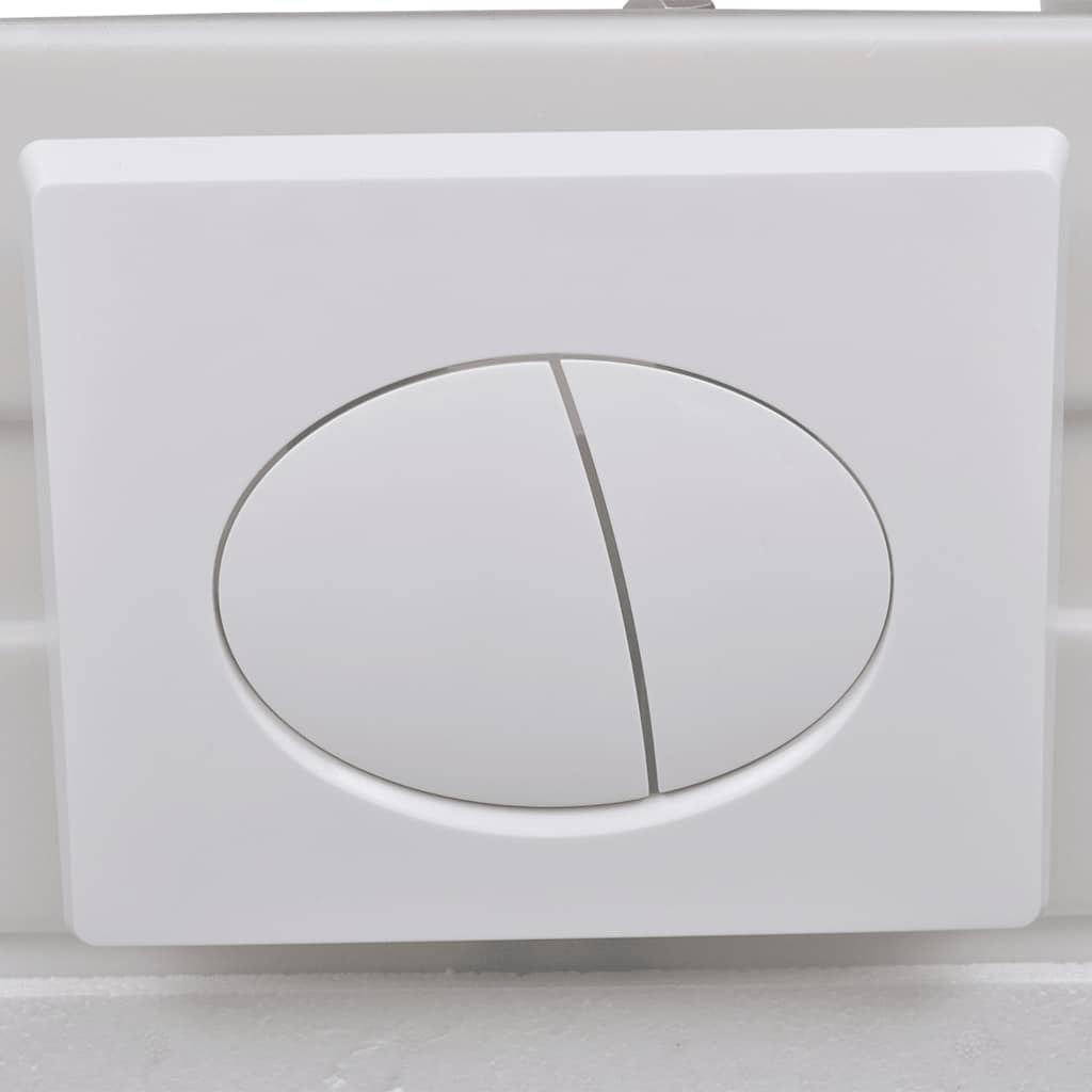 Hänge-Toilette mit Einbau-Spülkasten Keramik Schwarz