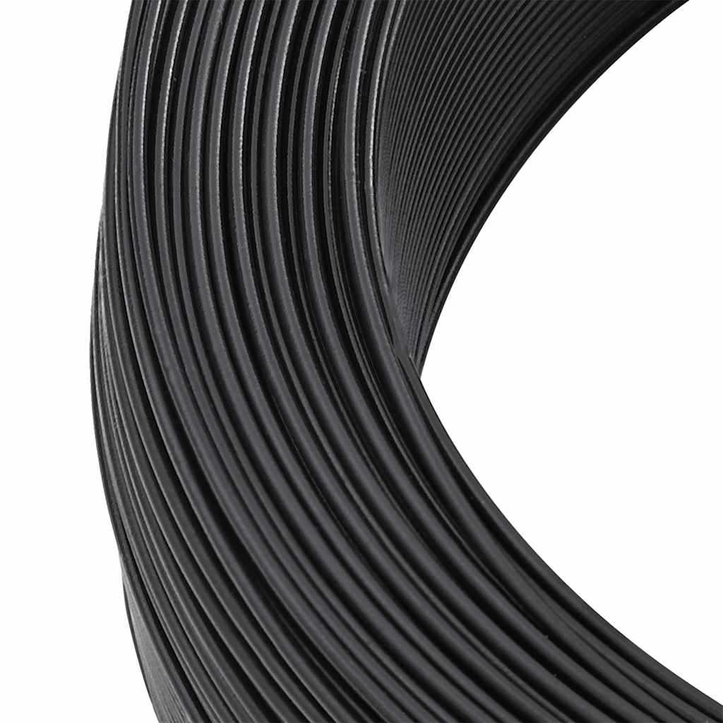 Zaun-Bindedraht 250 m 0,9/1,4 mm Stahl Anthrazit