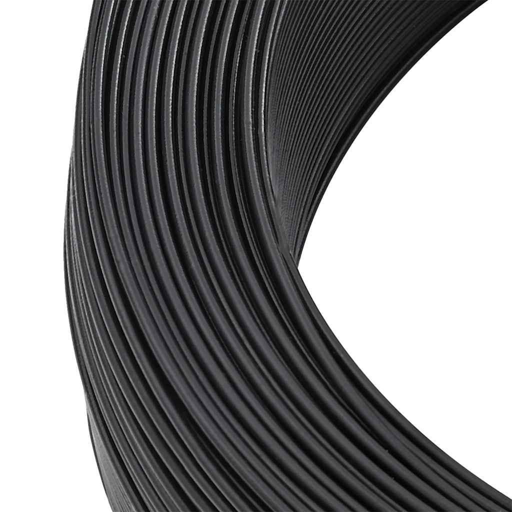 Zaun-Bindedraht 250 m 1,6/2,5 mm Stahl Anthrazit