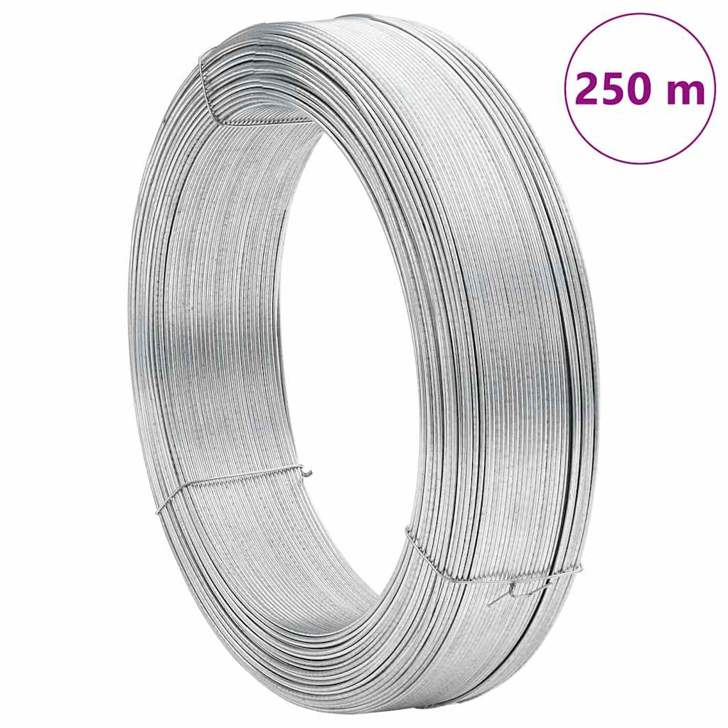 Zaun-Bindedraht 250 m 3,8 mm Stahl