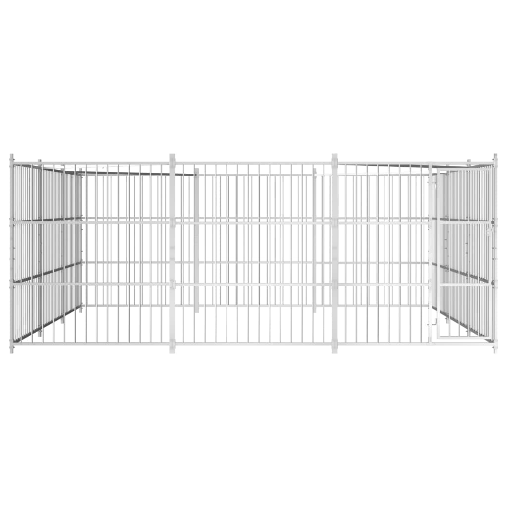 Outdoor-Hundezwinger 450×450×185 cm