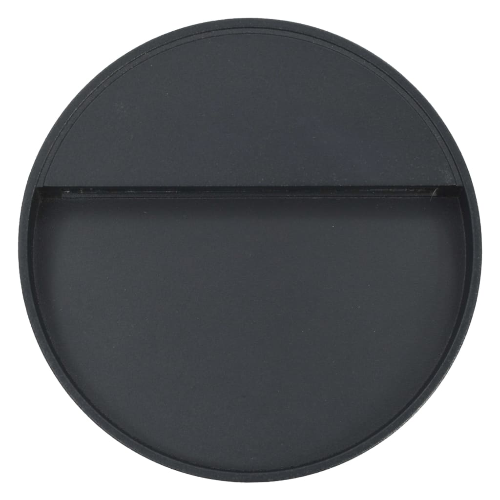 Outdoor wall lights 2 pcs. LED 3W Black Round
