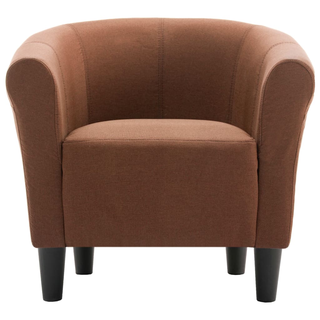 Sessel Braun Stoff