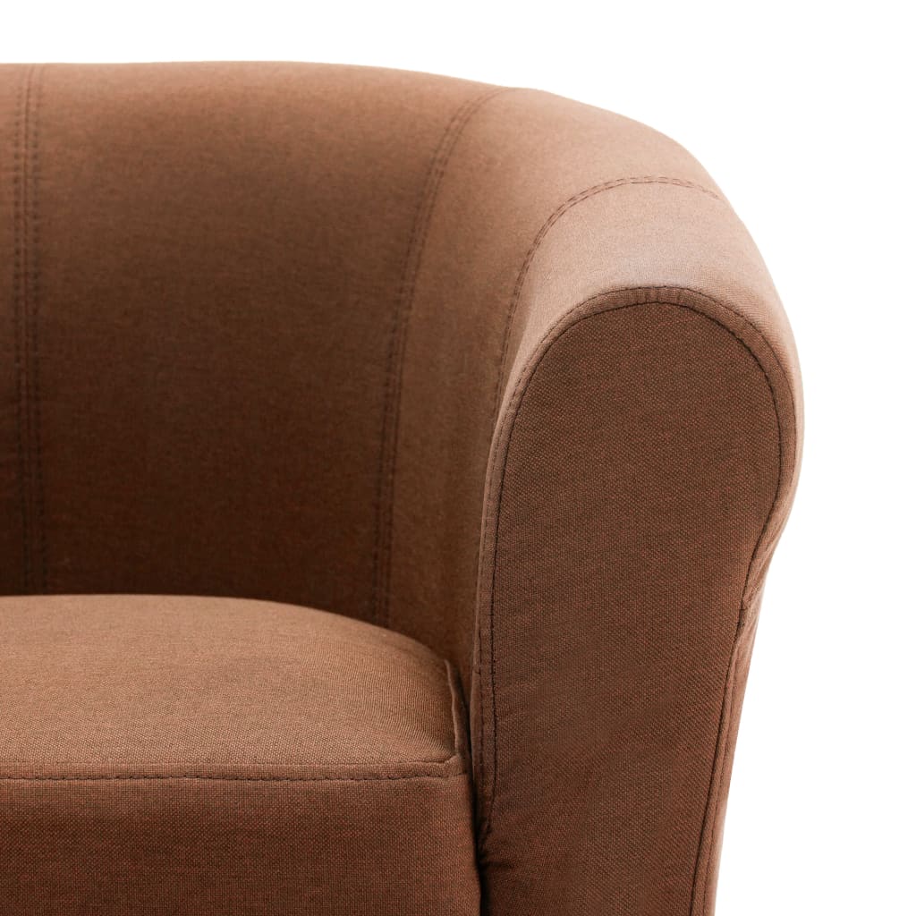 Sessel Braun Stoff