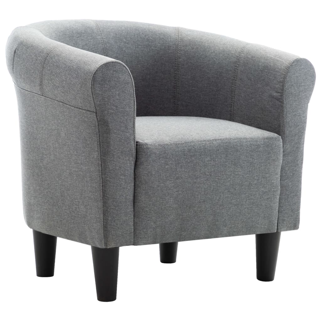 Sessel Hellgrau Stoff