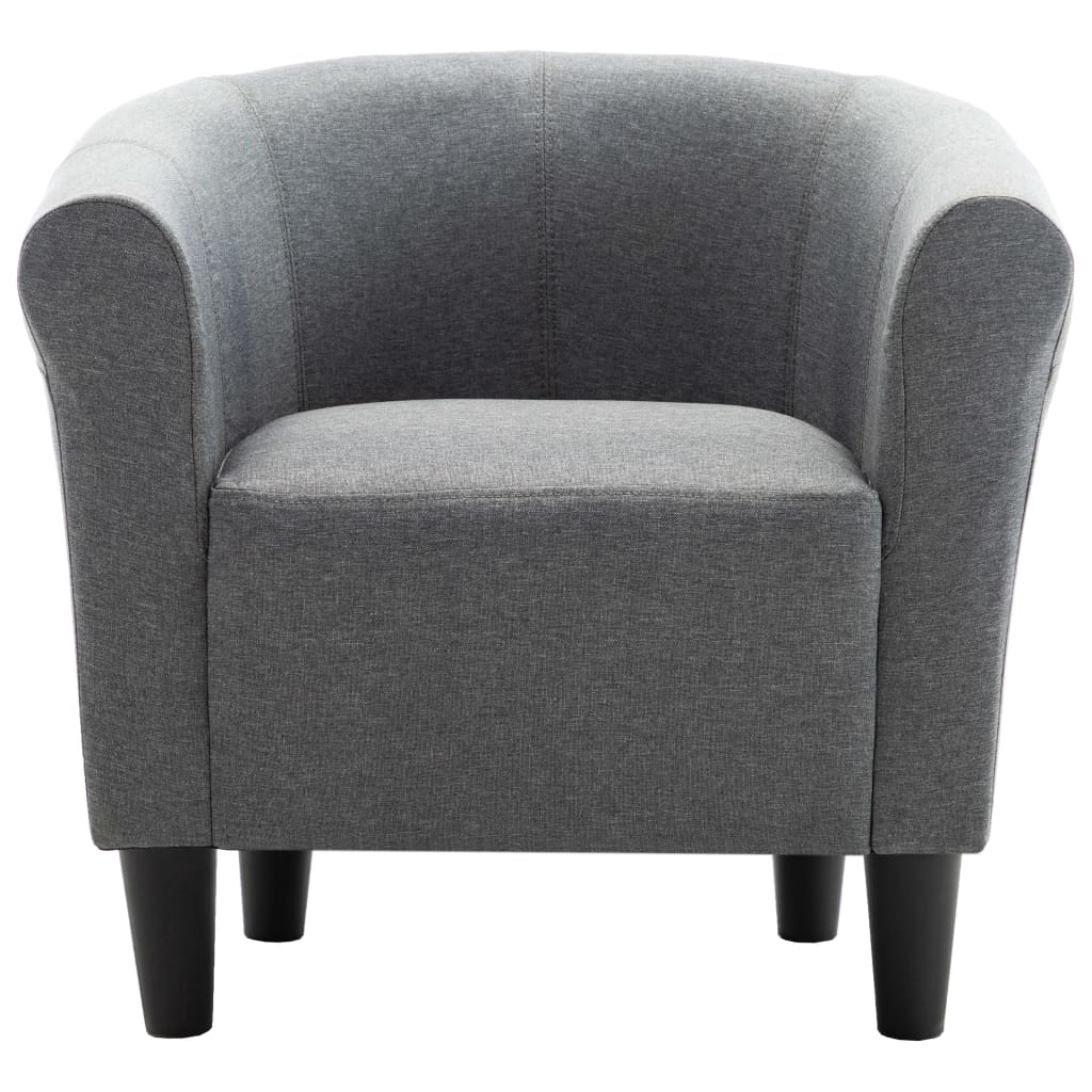Sessel Hellgrau Stoff