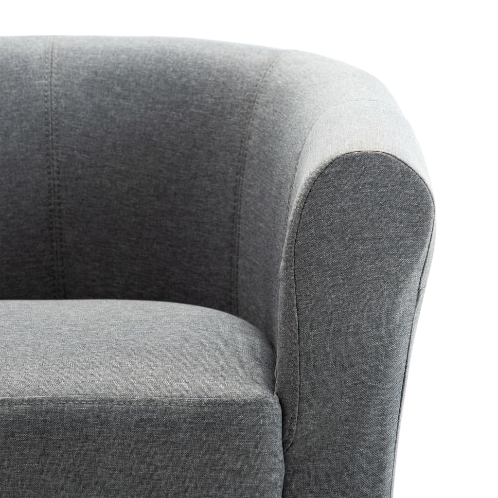 Sessel Hellgrau Stoff
