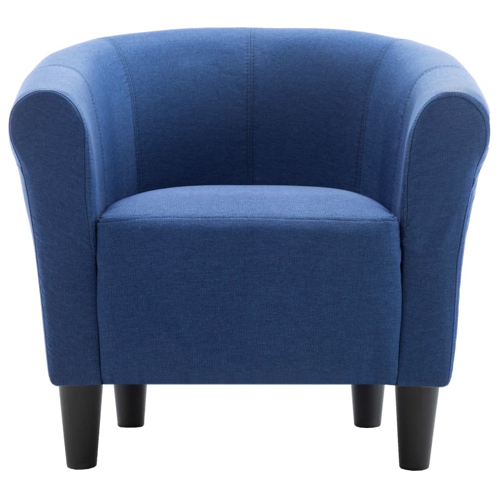 Sessel Blau Stoff