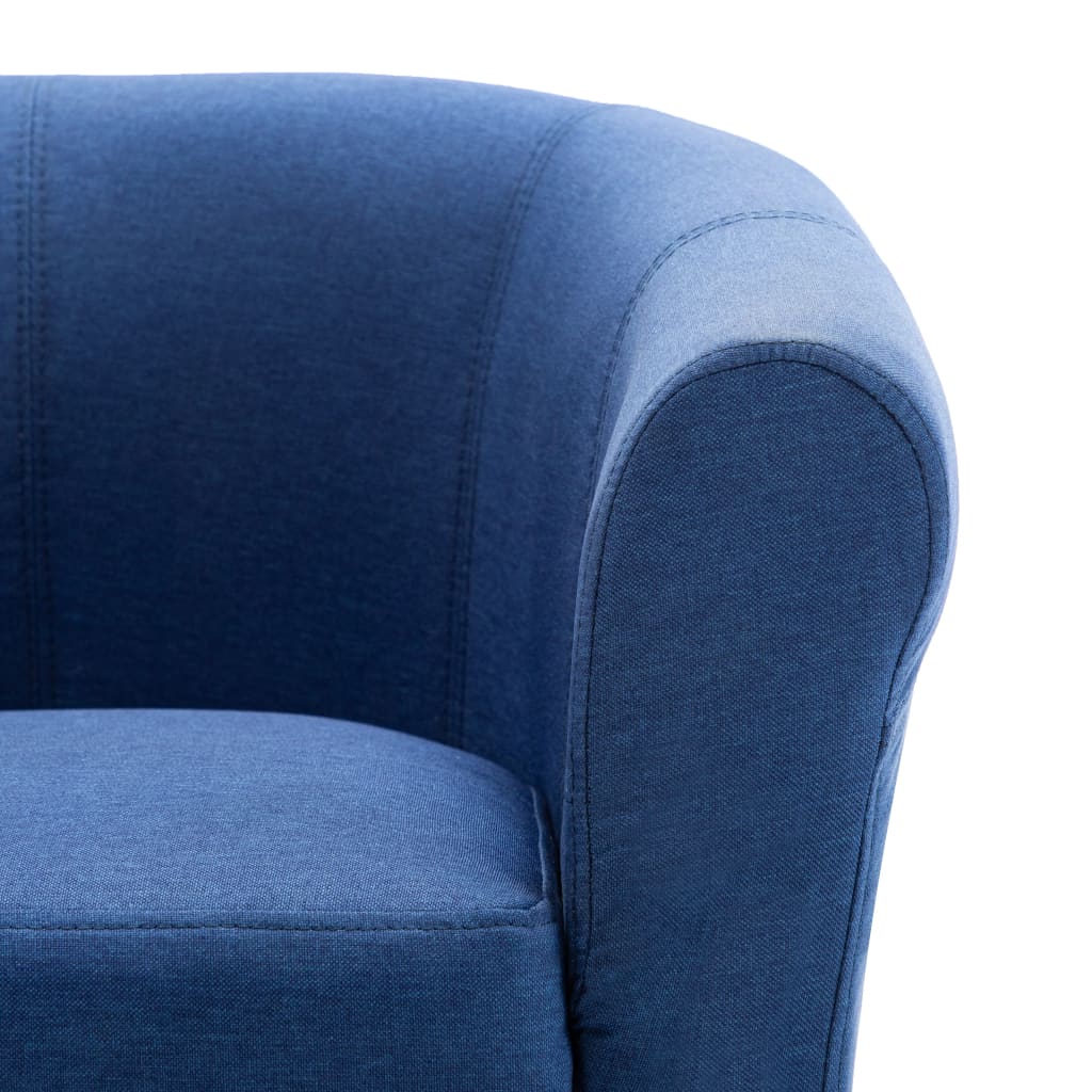 Sessel Blau Stoff