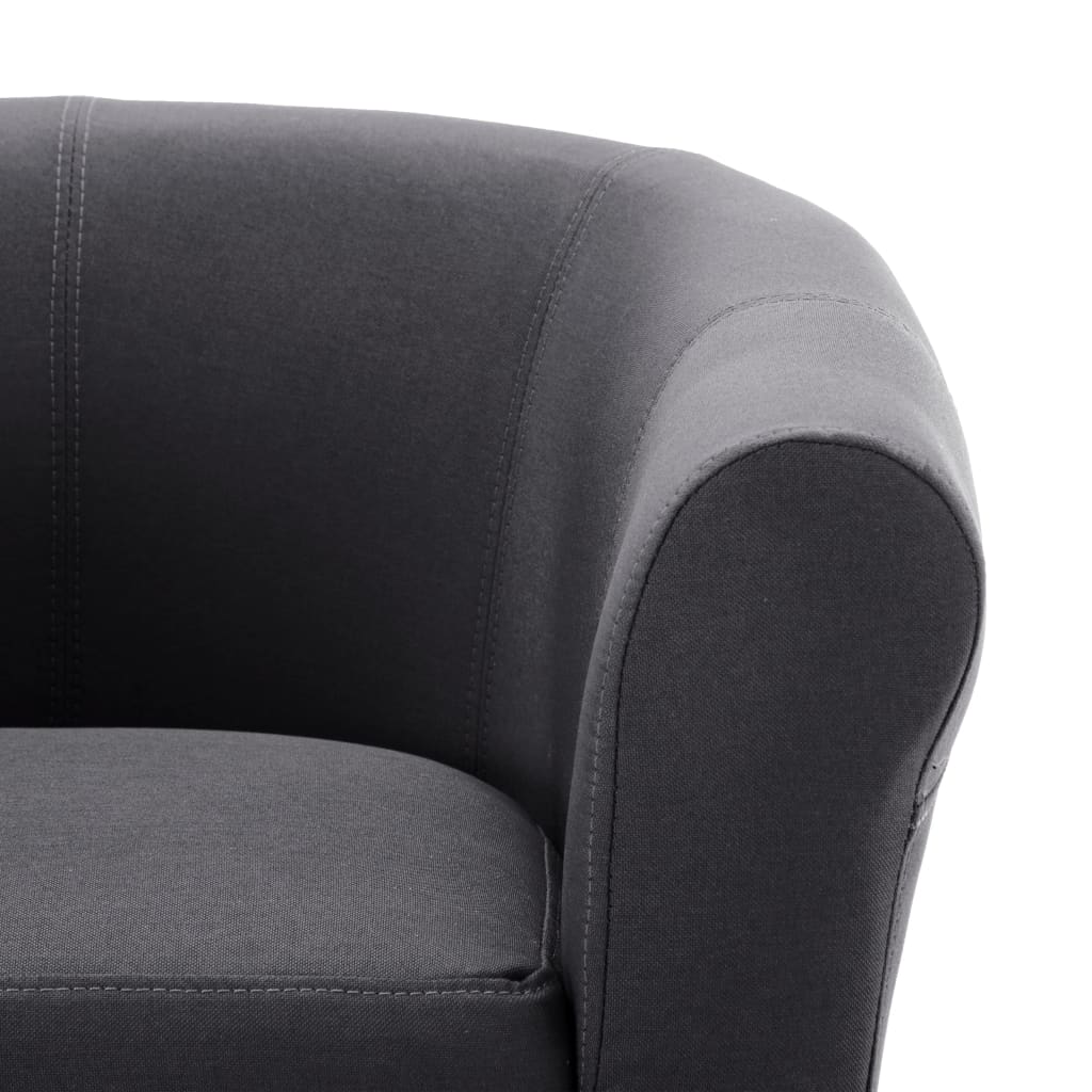 Sessel Schwarz Stoff