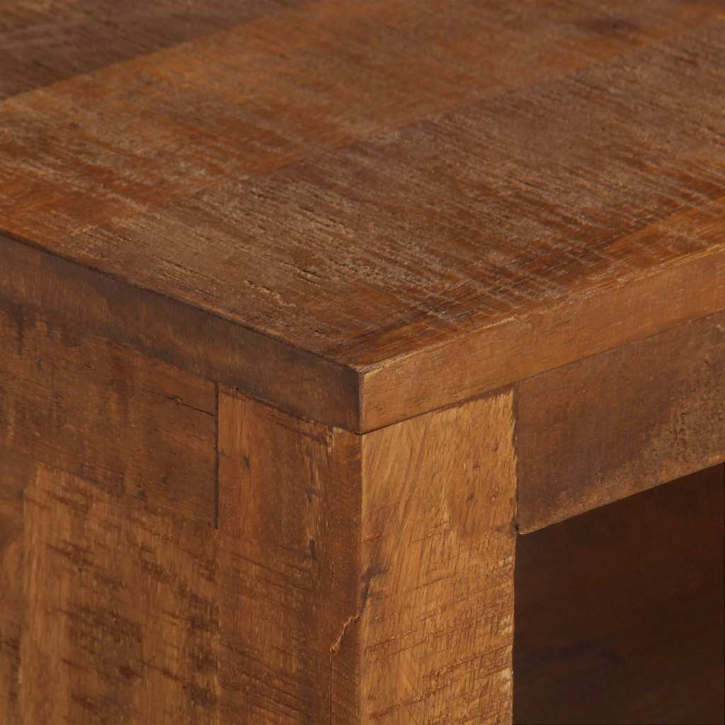 Table basse avec 2 tiroirs 90x40x50 cm en bois de manguier massif