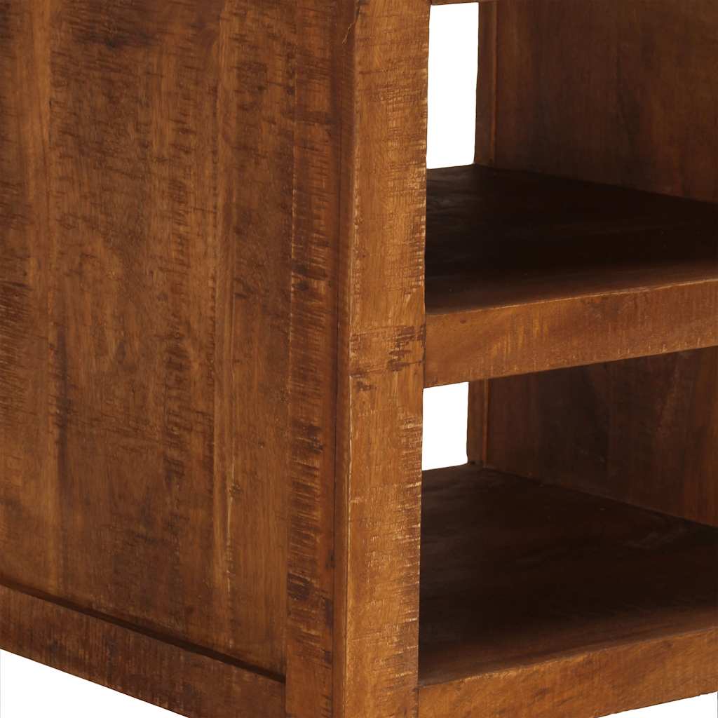 Table basse avec 2 tiroirs 90x40x50 cm en bois de manguier massif