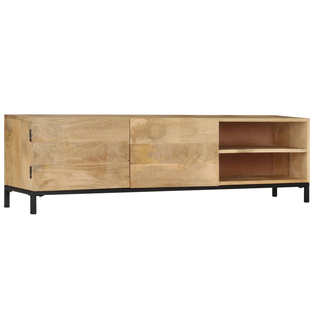 TV-Schrank 145x30x41 cm Massivholz Mango