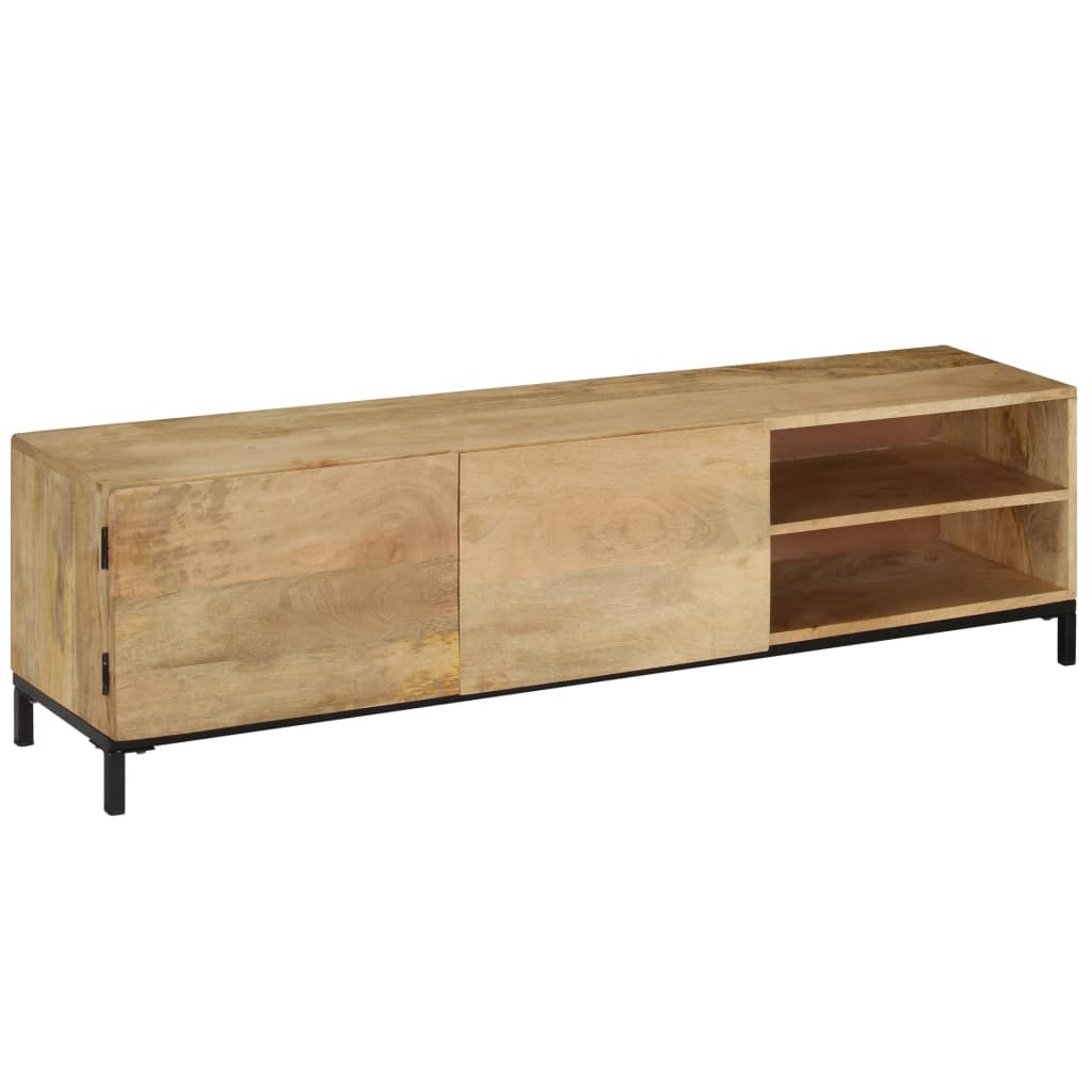 TV-Schrank 145x30x41 cm Massivholz Mango