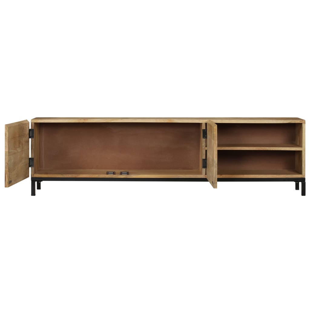 TV-Schrank 145x30x41 cm Massivholz Mango