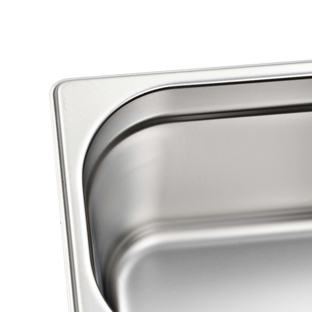 Gastronormbehälter 4 Stk. GN 1/4 150 mm Edelstahl