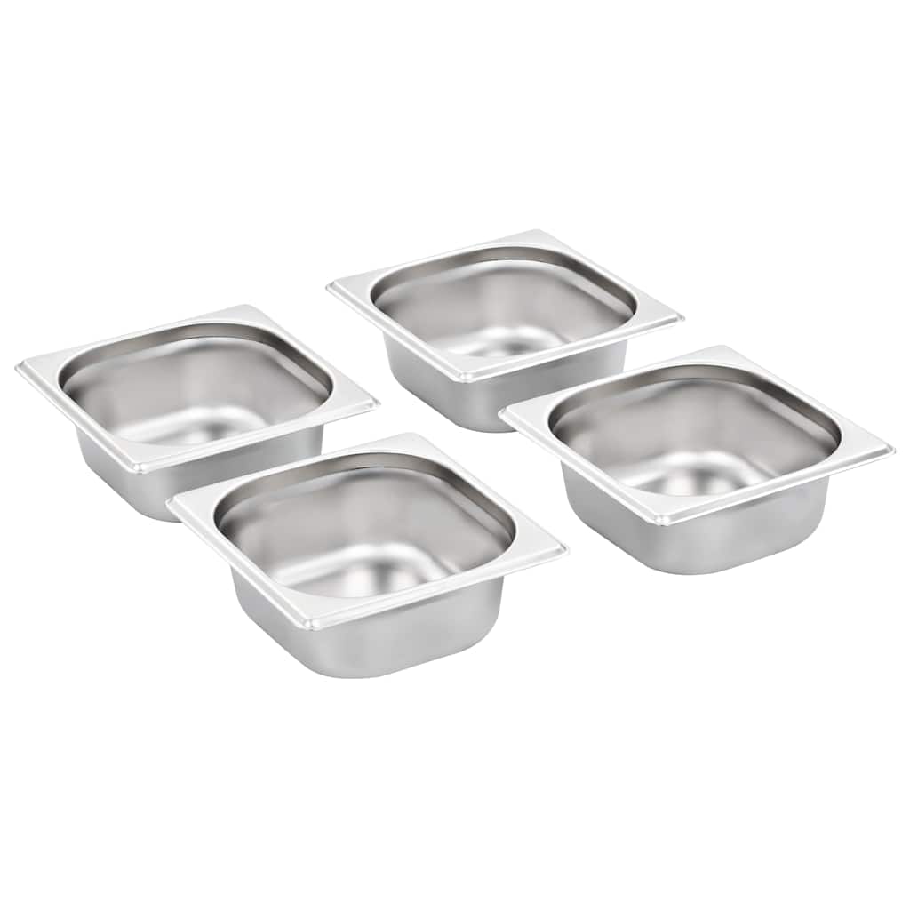 Gastronormbehälter 12 Stk. GN 1/6 65 mm Edelstahl