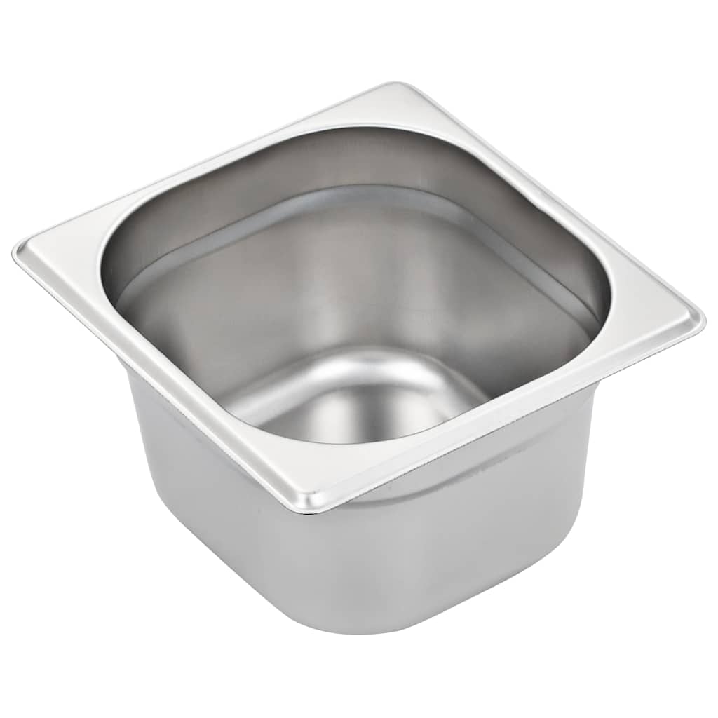 Gastronormbehälter 12 Stk. GN 1/6 100 mm Edelstahl
