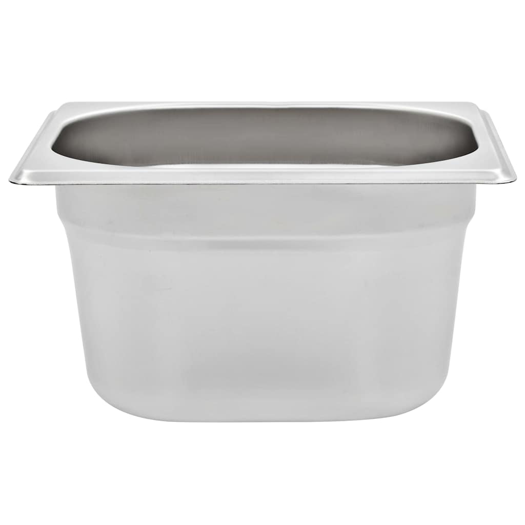 Gastronormbehälter 12 Stk. GN 1/6 100 mm Edelstahl