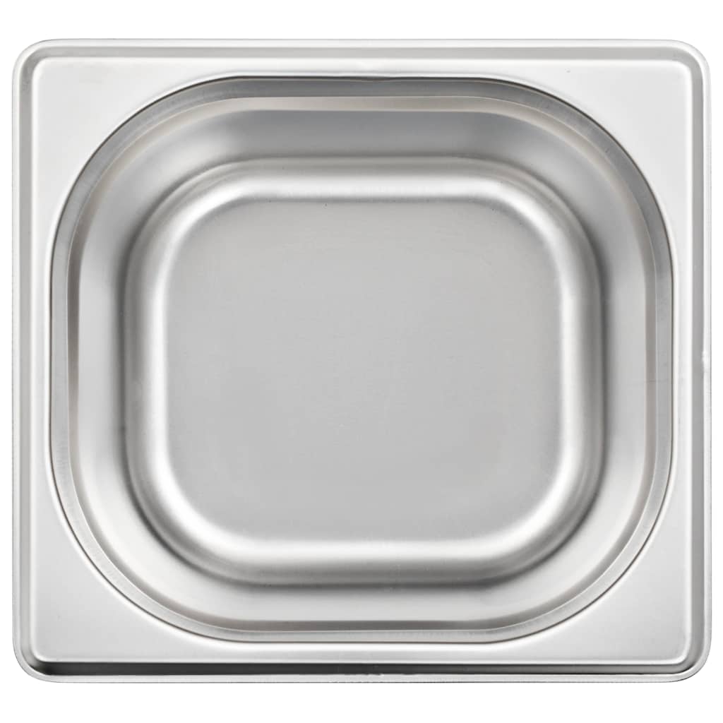 Gastronormbehälter 12 Stk. GN 1/6 100 mm Edelstahl
