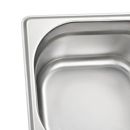 Gastronormbehälter 12 Stk. GN 1/6 100 mm Edelstahl