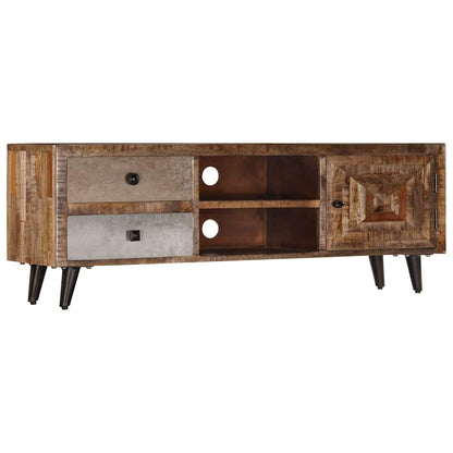 TV-Schrank 118x30x40 cm Massivholz Mango