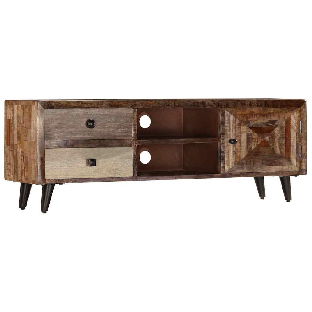 TV-Schrank 118x30x40 cm Massivholz Mango