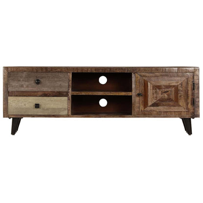 TV-Schrank 118x30x40 cm Massivholz Mango
