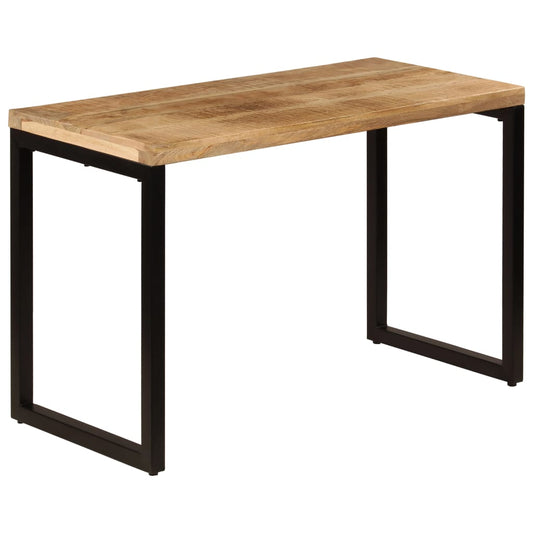 Esstisch 115x55x76 cm Massivholz Mango und Stahl