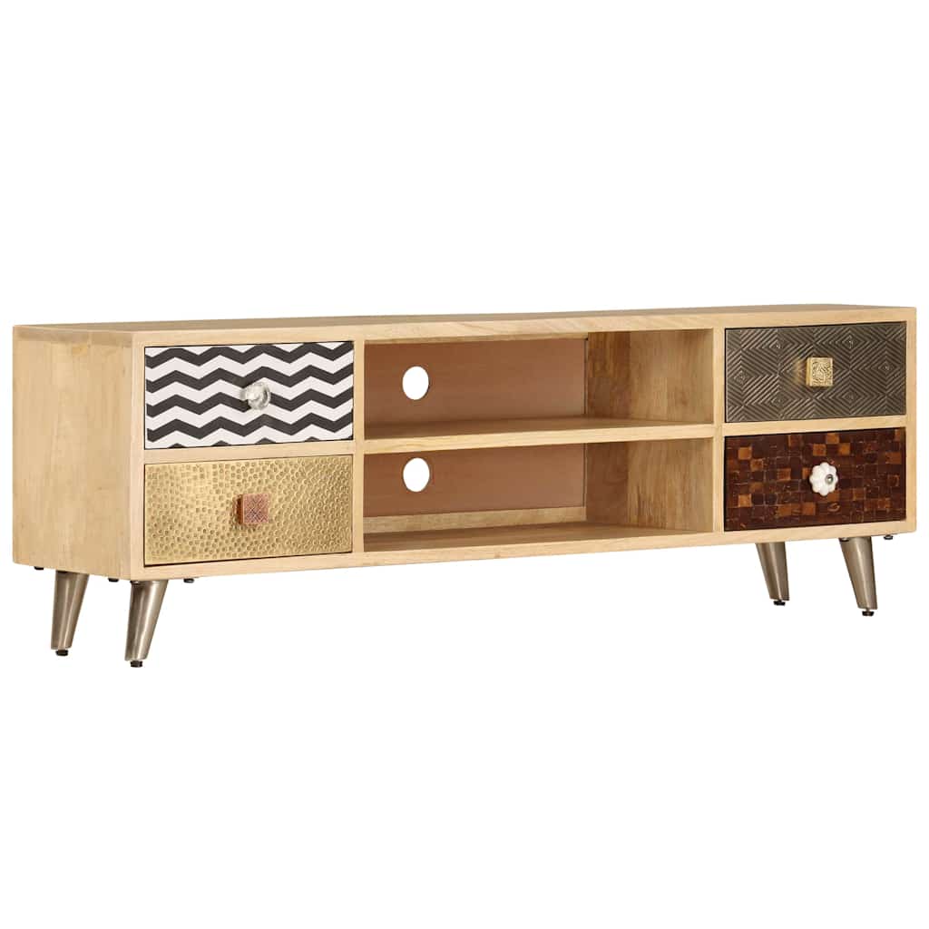 TV-Schrank 120x30x40 cm Massivholz Mango