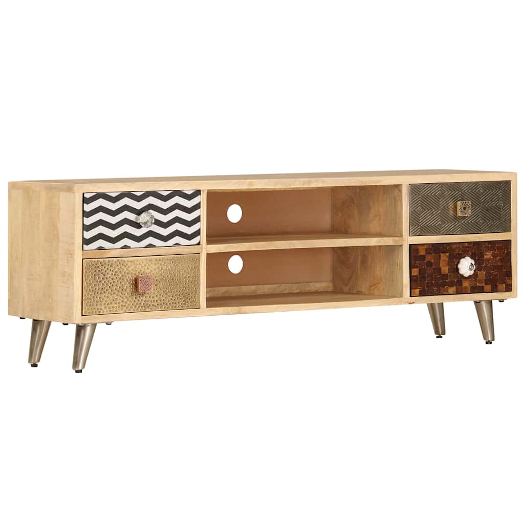 TV-Schrank 120x30x40 cm Massivholz Mango