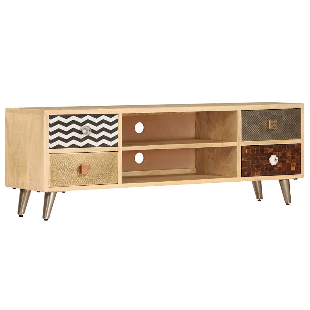 TV-Schrank 120x30x40 cm Massivholz Mango