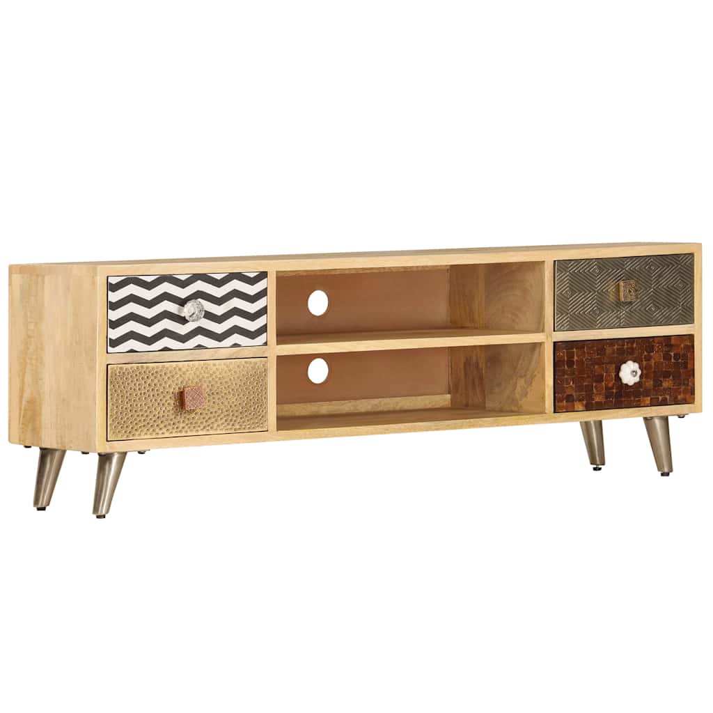 TV-Schrank 120x30x40 cm Massivholz Mango
