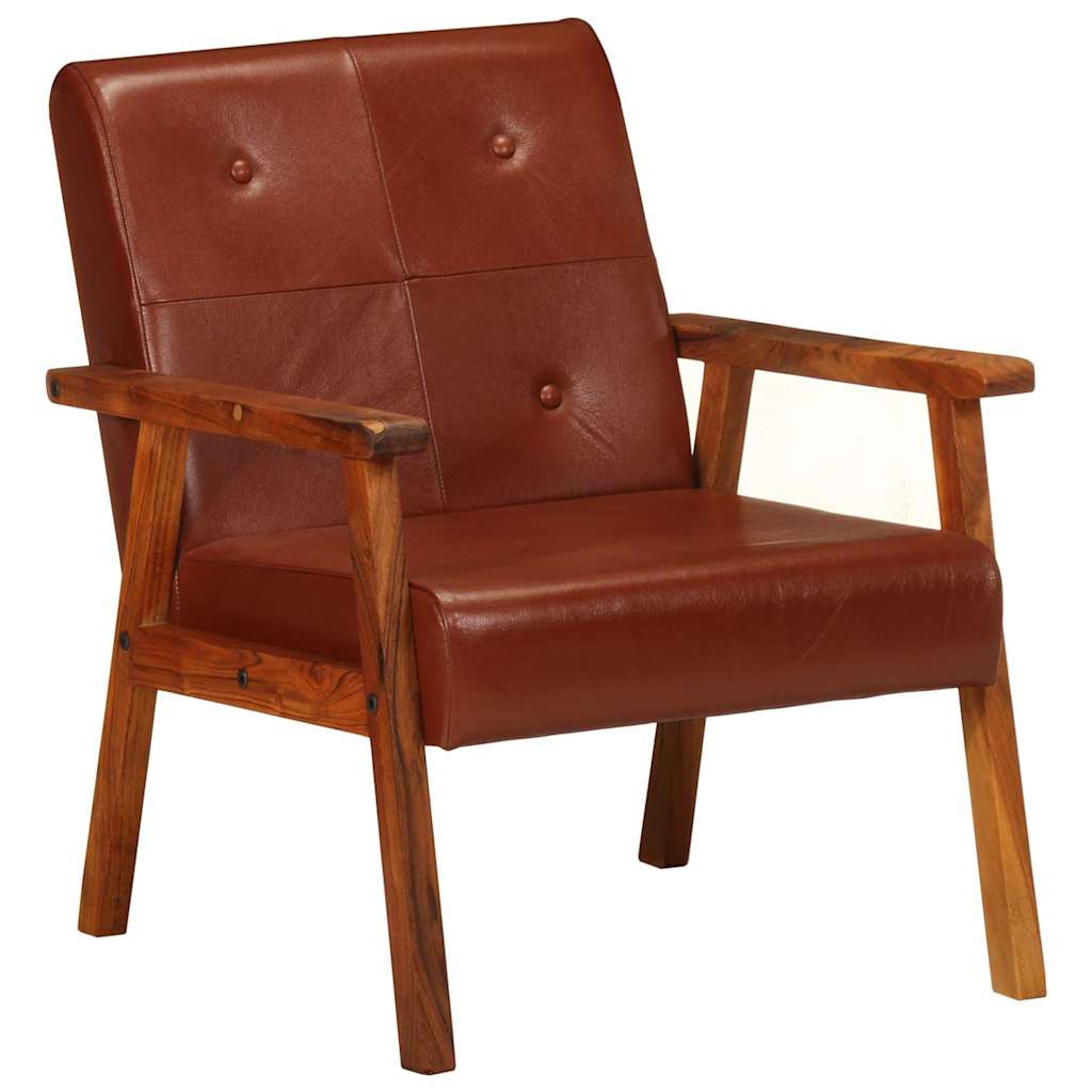 Sessel Braun Echtleder