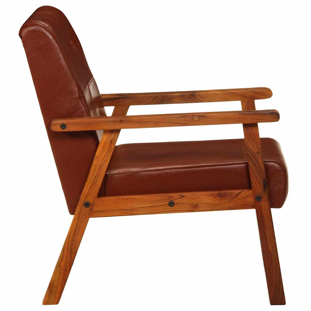Sessel Braun Echtleder