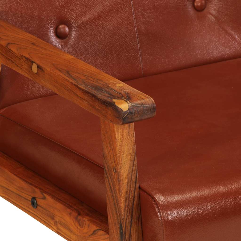 Sessel Braun Echtleder