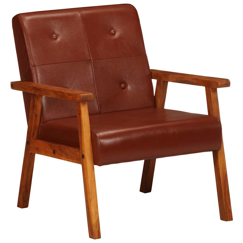 Sessel Braun Echtleder