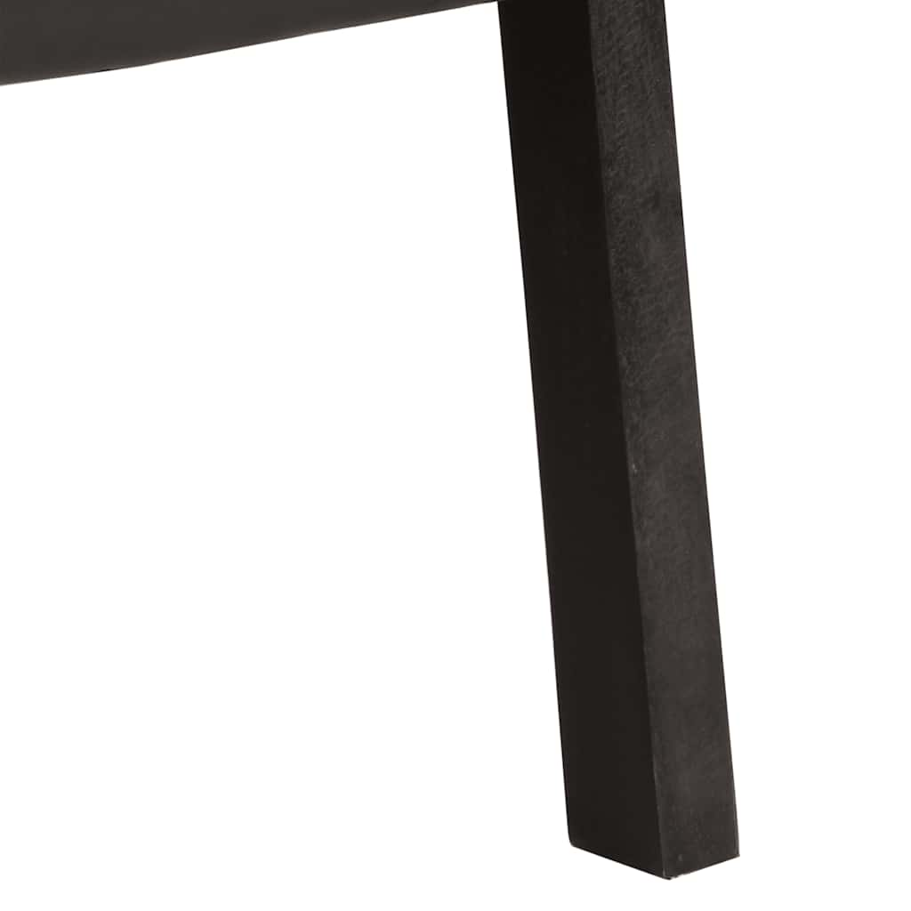 Sessel Schwarz Echtleder