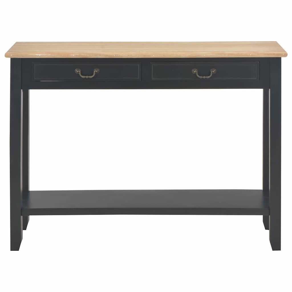 Konsolentisch Schwarz 110 x 35 x 80 cm Holz