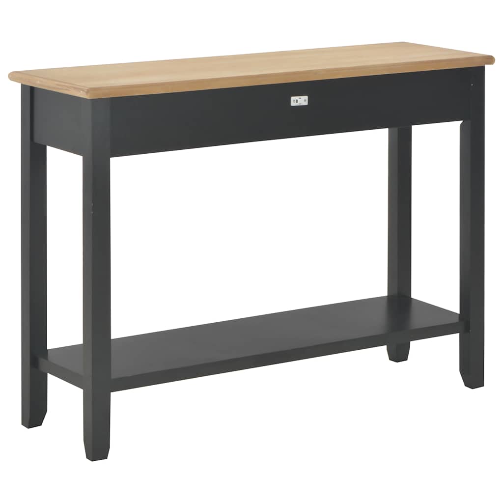 Konsolentisch Schwarz 110 x 35 x 80 cm Holz