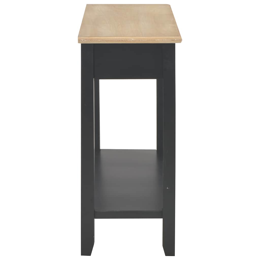Konsolentisch Schwarz 110 x 35 x 80 cm Holz