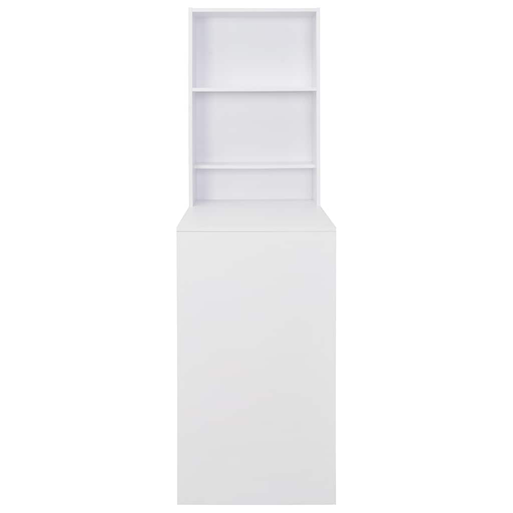 Bartisch mit Schrank Weiß 115x59x200 cm