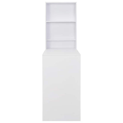 Bartisch mit Schrank Weiß 115x59x200 cm