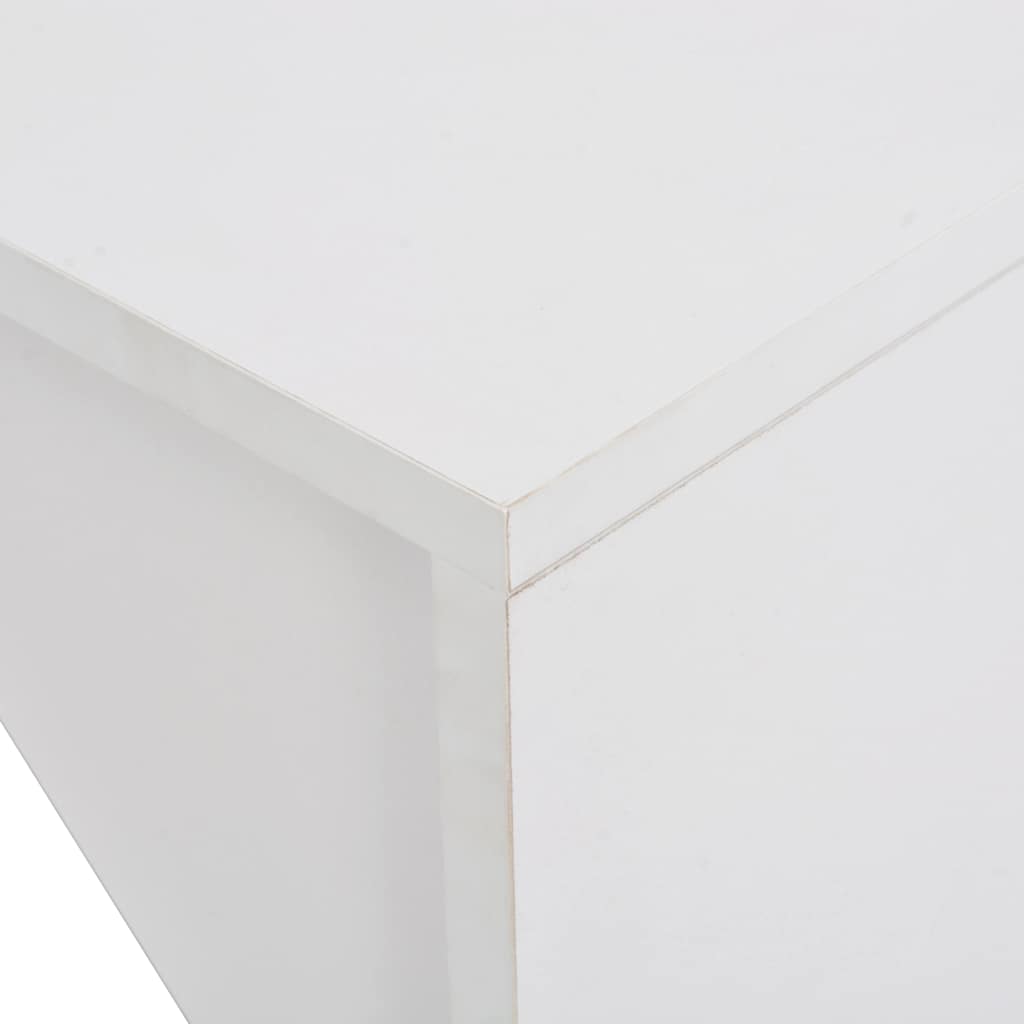 Bartisch mit Schrank Weiß 115x59x200 cm