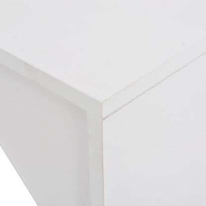 Bartisch mit Schrank Weiß 115x59x200 cm