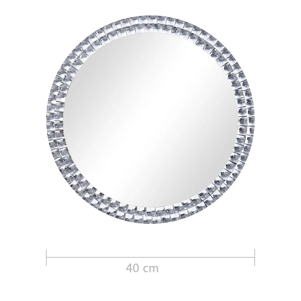 Wandspiegel 40 cm Hartglas