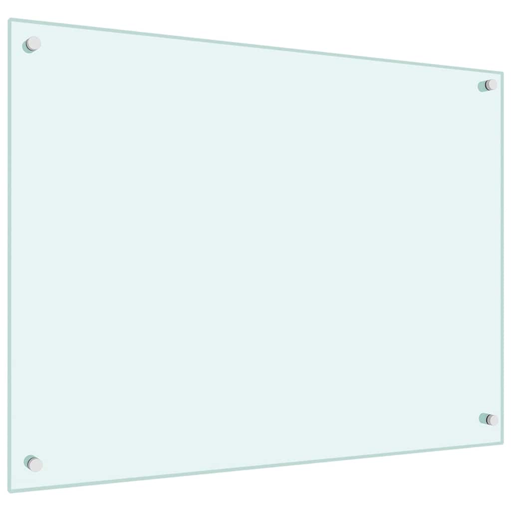 Küchenrückwand Milchweiß 80x60 cm Hartglas